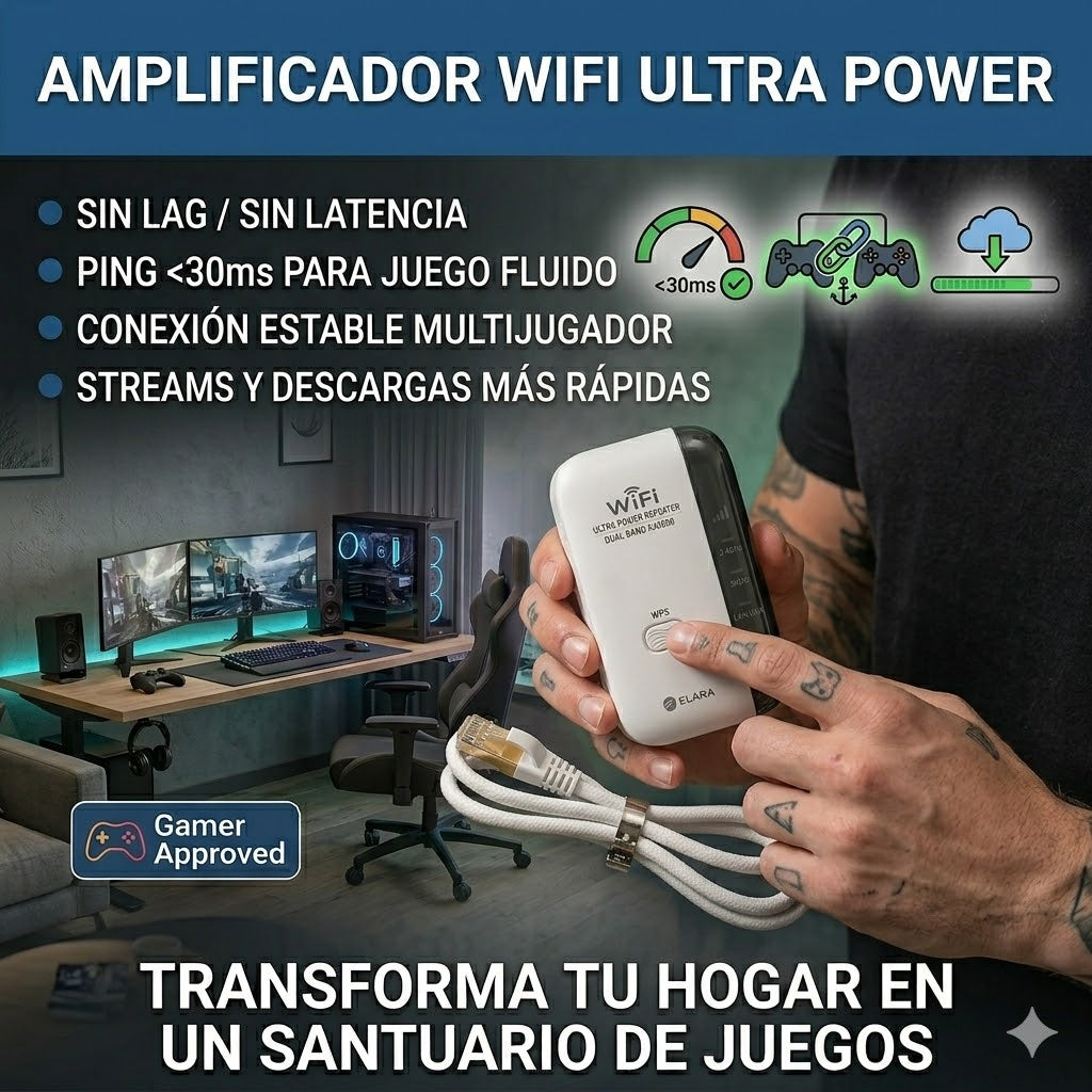Amplificador extensor WIFI