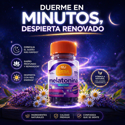 MELATONINA 100 CÁPSULAS DE GEL