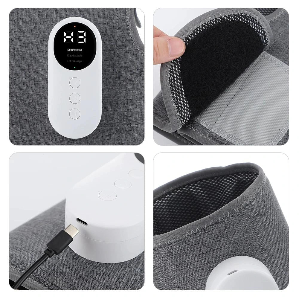 ALIVIOMAX | MASAJEADOR PARA PIERNAS CANSADAS CON TECNOLOGÍA DE COMPRESIÓN, AIRE Y CALOR®️