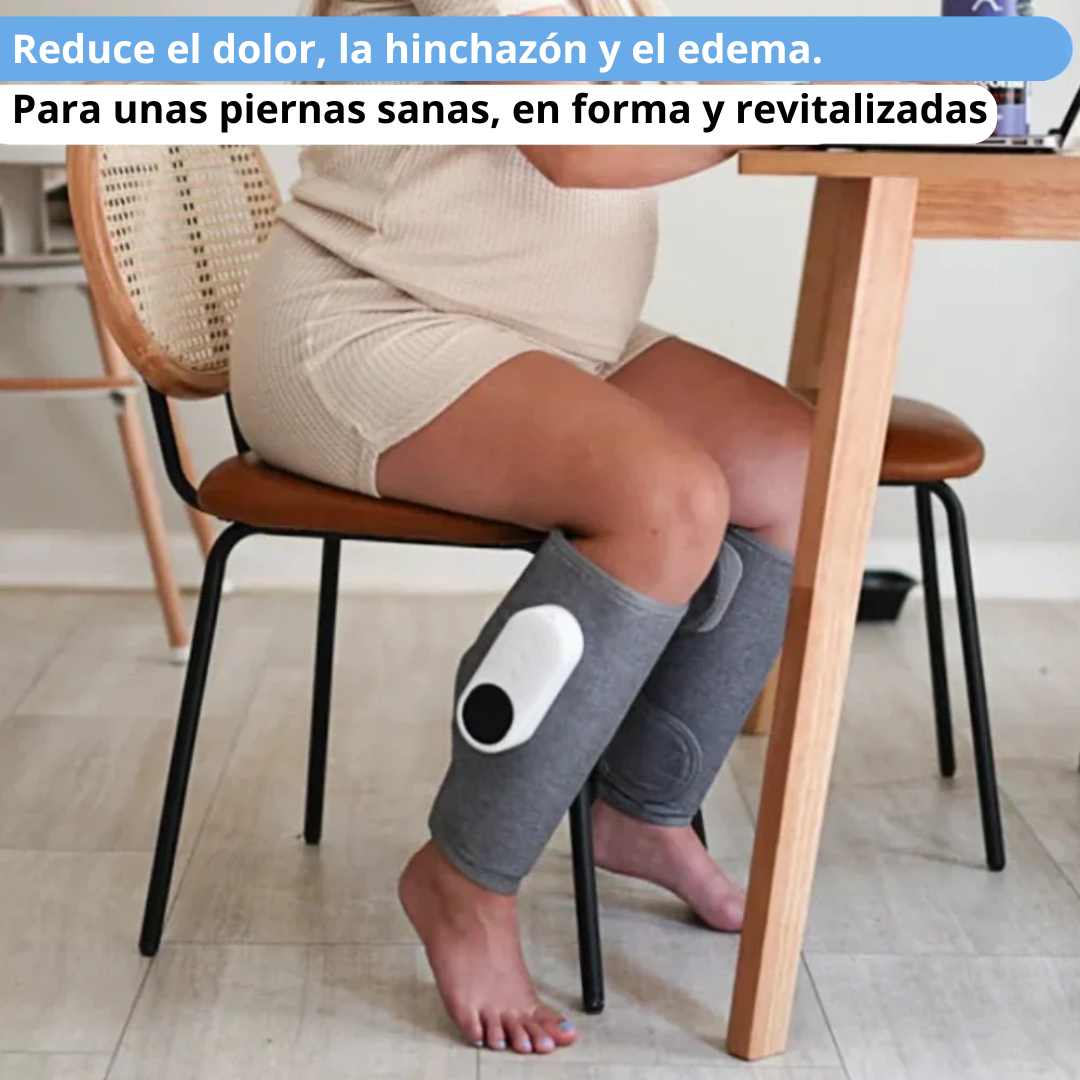 ALIVIOMAX | MASAJEADOR PARA PIERNAS CANSADAS CON TECNOLOGÍA DE COMPRESIÓN, AIRE Y CALOR®️