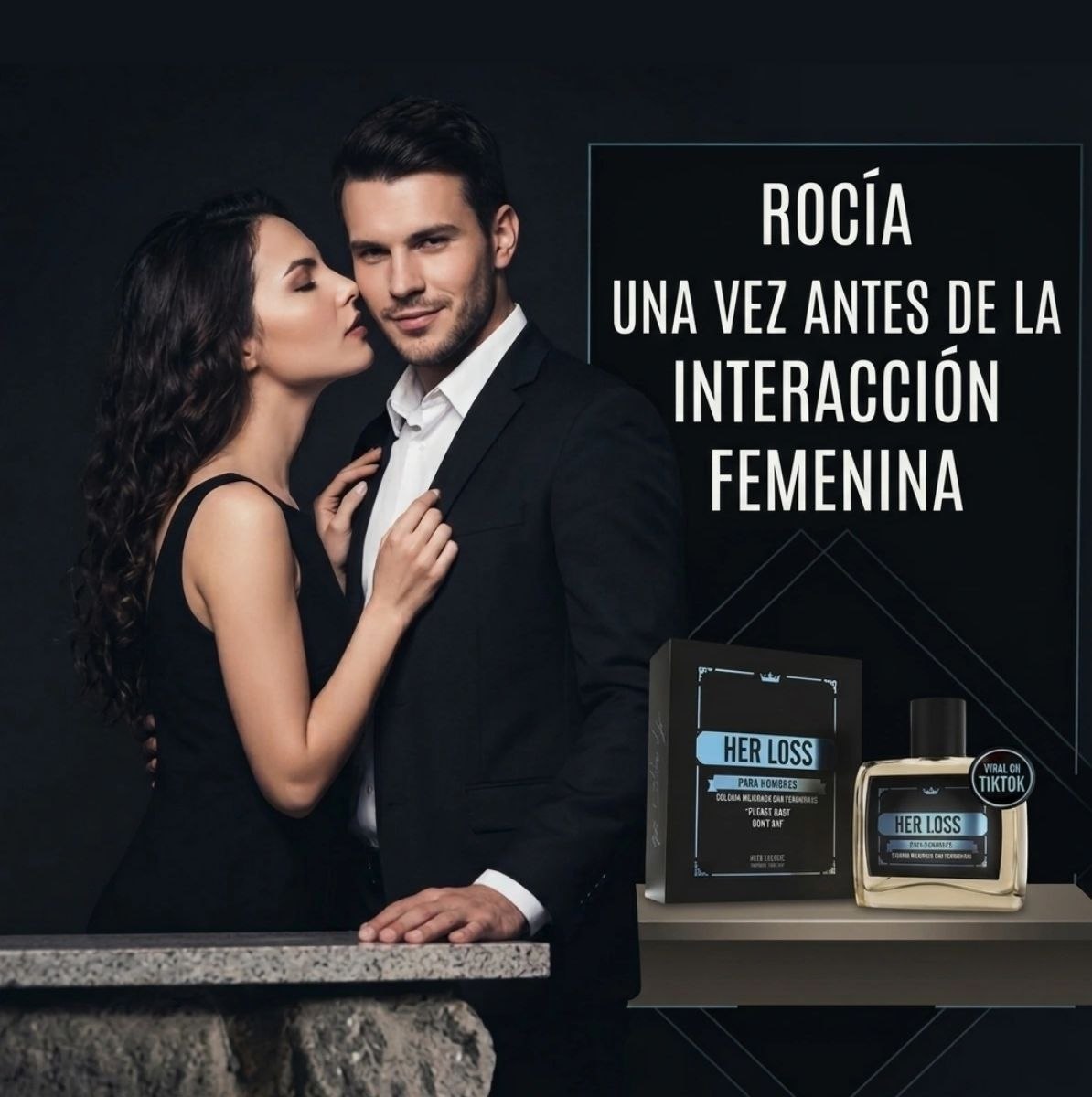 ¡Deja de ser Invisible! - "Her Loss®" Perfume con Feromonas para Hombres 💎