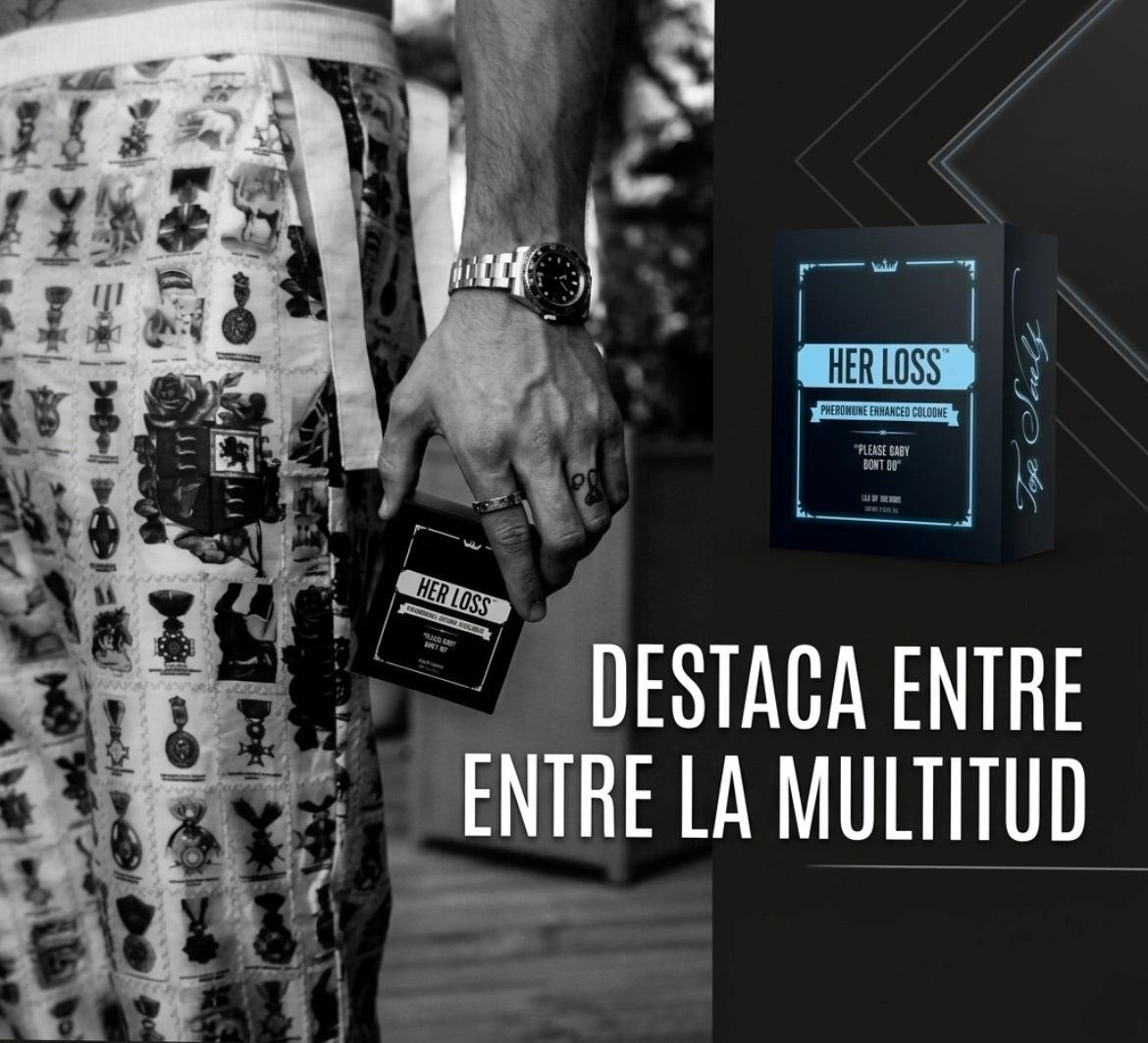 ¡Deja de ser Invisible! - "Her Loss®" Perfume con Feromonas para Hombres 💎