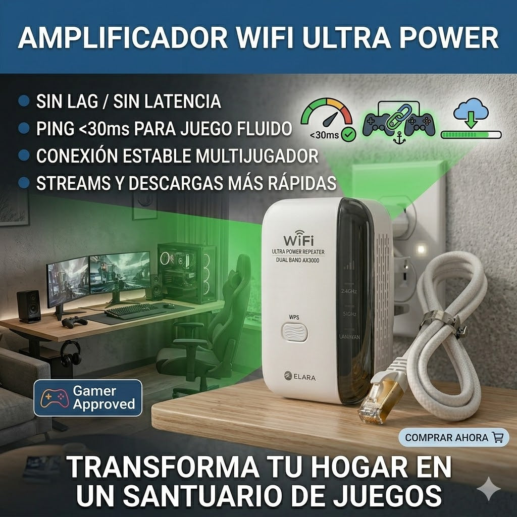 Amplificador extensor WIFI